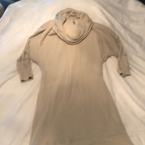 Cream cowl neck sweater